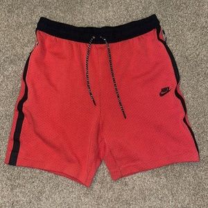 NIKE Red Shorts with zipper pockets